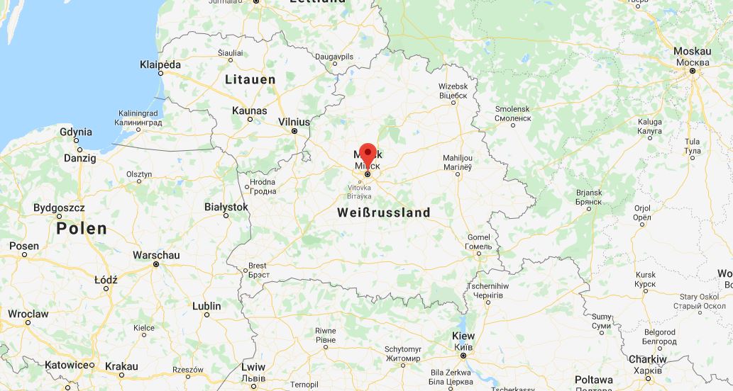 Karte Belarus